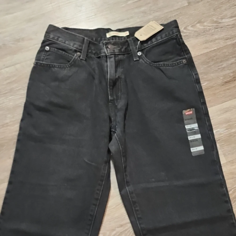 Classic Black Straight Levis  Jeans